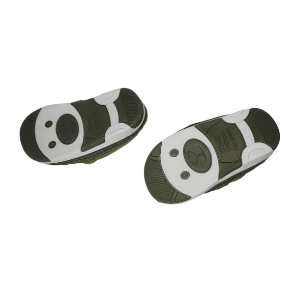 Green Dinosaur Fuzzy Slippers Toddler size 22-23 Euro 5 US - Picture 5 of 6